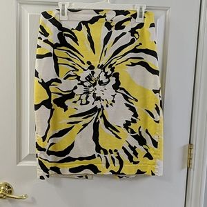 Knee length pencil skirt